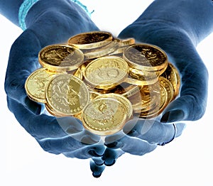 Gold coins