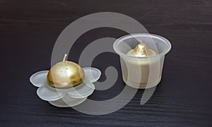 Gold Colored Candles