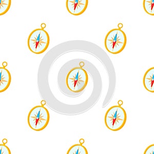 Gold compass pattern seamless vector