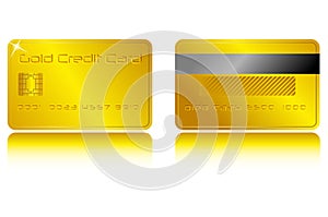 Gold credit card