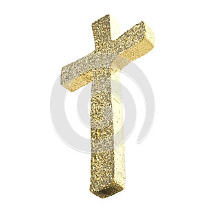 Gold cross photo