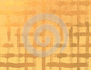Gold cross; stripes pattern shiny metallic textured overlay background
