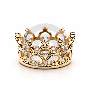 Gold Crown Inspired Ring - Exacting Precision And Danish Design photo