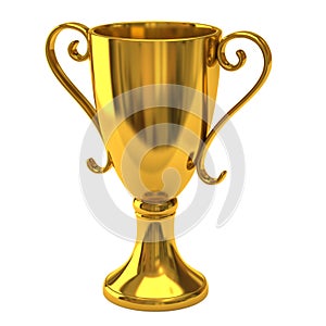 Gold cup of the winner