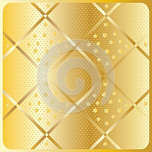 Gold diagonal geometric pattern