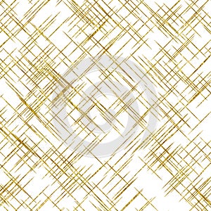 Gold Diagonal Lines Faux Foil Metallic Background