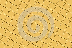 Gold diamond plate texture
