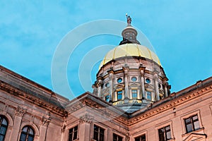 Gold dome of Georgia Capitol