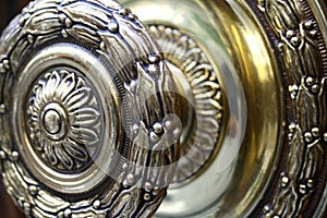 Gold door knob