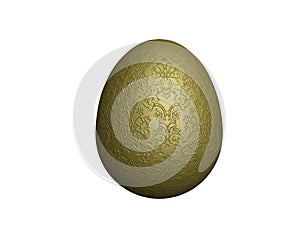 Gold easter egg