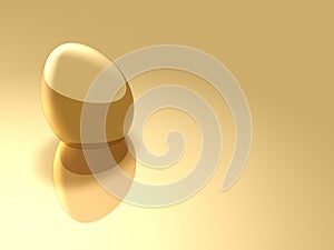 Gold Easter Egg