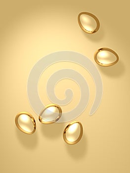 Gold Easter Eggs