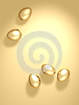 Gold Easter Eggs
