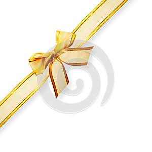 Gold Edged Ribbon and Bow photo