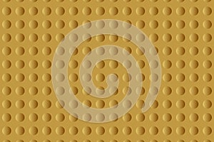Gold embossed circles repeating pattern with abstract 3d geometric design