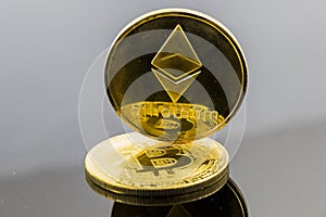Gold Etherium Token on Bitcoin Token