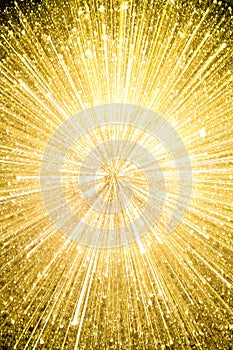 Gold explosion background