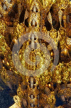 Gold Fantasy Chrystal background