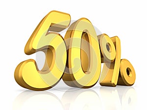 Gold Fifty Percent