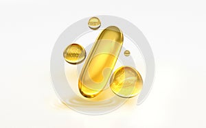 Gold fish oil, vitamins and omega.