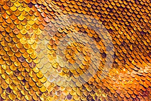 Gold Fish Scales Background