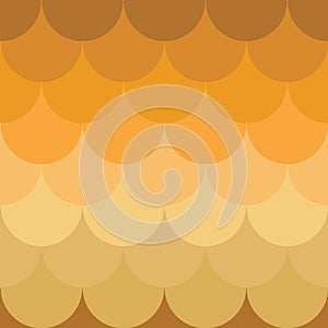 Gold fish scales seamless pattern. Vector abstract seamless patt