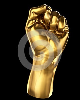 Gold fist