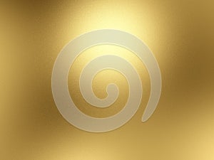 Gold foil background with light reflections