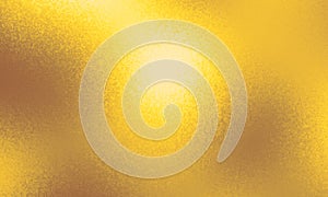 Gold foil background with light reflections. Golden textured wall. Horizontal vector image
