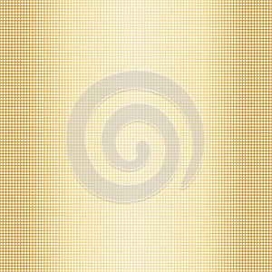 Gold foil gingham effect seamless vector pattern. Traditional golden checkered gradient background. Elegant metallic