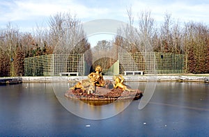 Gold fountain of the Palace of Versailles