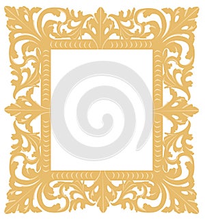 Gold frame