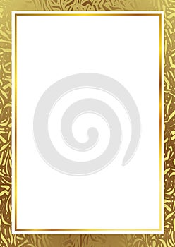 Gold frame