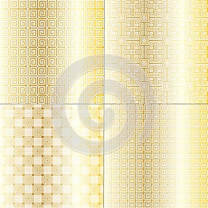 Gold Fretwork Patterns