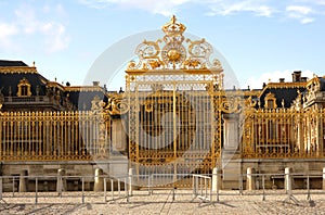 Gold gate - Palace of Versailles photo