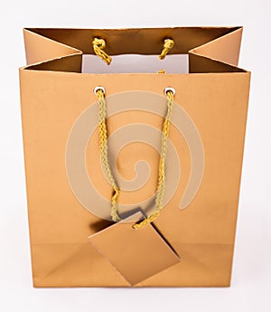 Gold gift bag