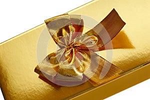 Gold gift box