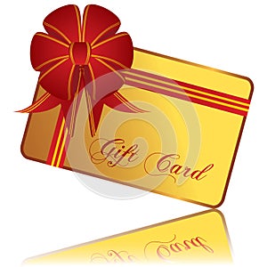 Gold gift card