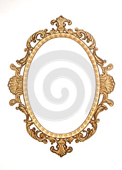 Gold gilt decorative rococo frame