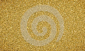 Gold glitter background texture banner. Vector glittery festive background for card or holiday Christmas backdrop