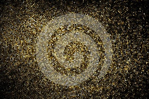 Gold Glitter Halftone Dotted Backdrop