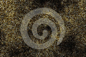 Gold Glitter Halftone Dotted Backdrop