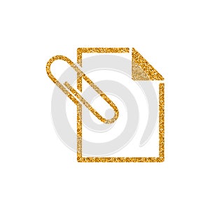 Gold Glitter Icon - Attachment file