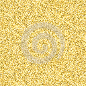 Gold glitter seamless pattern texture. Vector illustration.