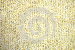 Gold Glitter Speckles on White Background