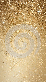 Gold glitter texture. Golden abstract background with sparkles.