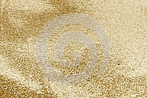 Gold glitter textured background