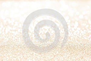 Gold glitter vintage lights background