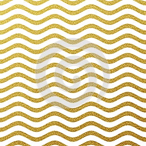 Gold glittering wave background