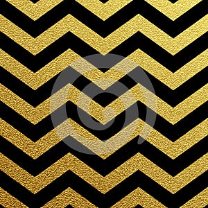 Gold glittering zigzag wave